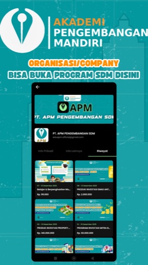 eduapm organization programs page